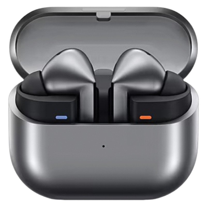 هدفون بلوتوثی سامسونگ مدل Galaxy Buds3 Pro دارای نویز کنسلینگ فعال (ANC)، درگاه شارژ USB Type-C، شارژ بی سیم، با قابلیت اتصال به چند دستگاه، پشتیبانی از فرمان لمسی، پشتیبانی از دستیار صوتی، مقاوم در برابر آب