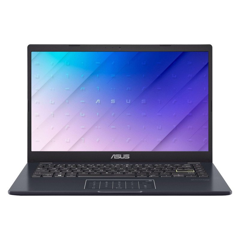 لپ‌تاپ ایسوس مدل Vivobook Go 14 E410KA-CL464 با پردازنده Celeron N4500، رم DDR4 4GB با فرکانس 3200MHz، حافظه هیبریدی با ظرفیت 256GB حافظه SSD و 64GB حافظه eMMC، نمایشگر لمسی 14 اینچ TN با وضوح Full HD، دارای نامبرپد دیجی