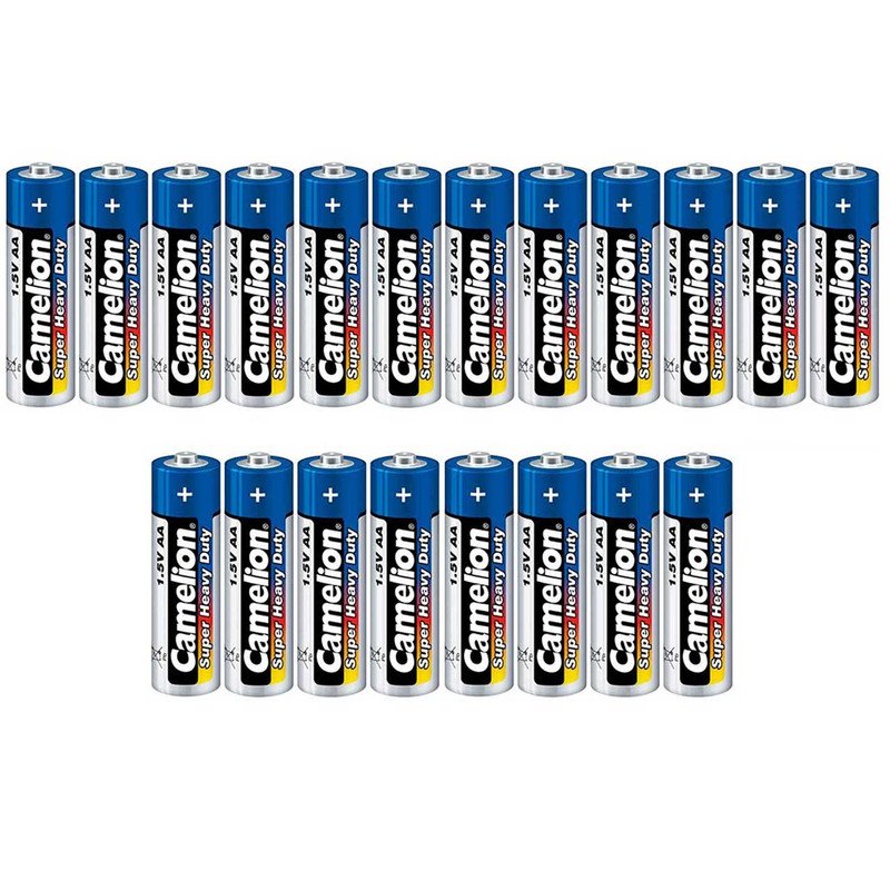 باتری قلمی کملیون مدل Super Heavy Duty بسته 20 عددی