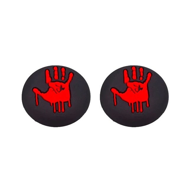 روکش آنالوگ دسته بازی طرح blood hand مدل RAS03 بسته دو عددی 