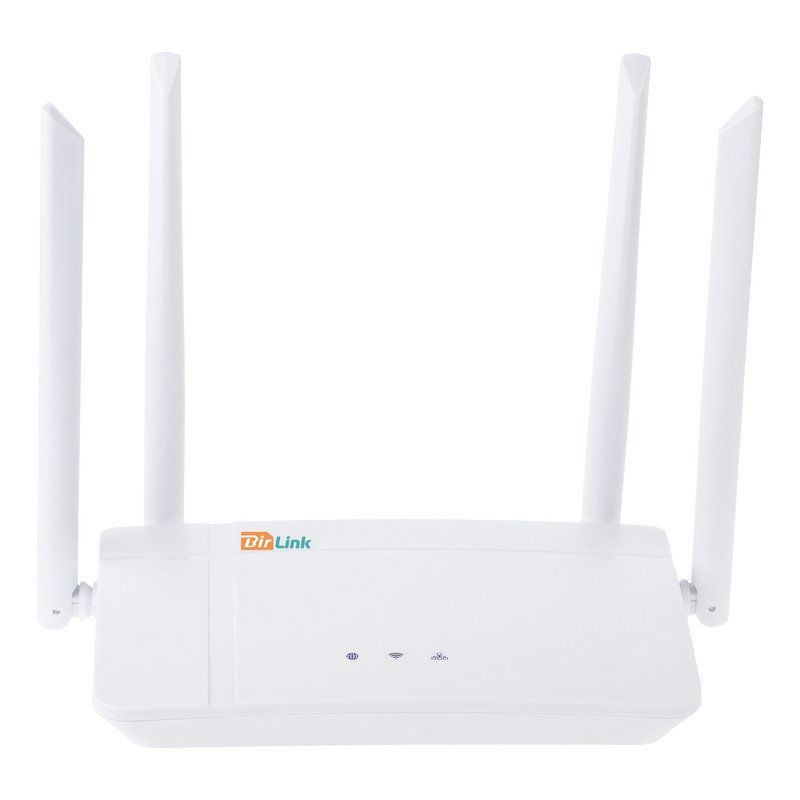 مودم روتر سیم‌کارتی بی‌سیم 4G LTE بیرلینک مدل WL422 با فناوری Wi-Fi 6، سرعت دانلود 150Mbps، پورت LAN و USB Type-C، 4 آنتن 5dBi، پشتیبانی از SMS و قفل باند