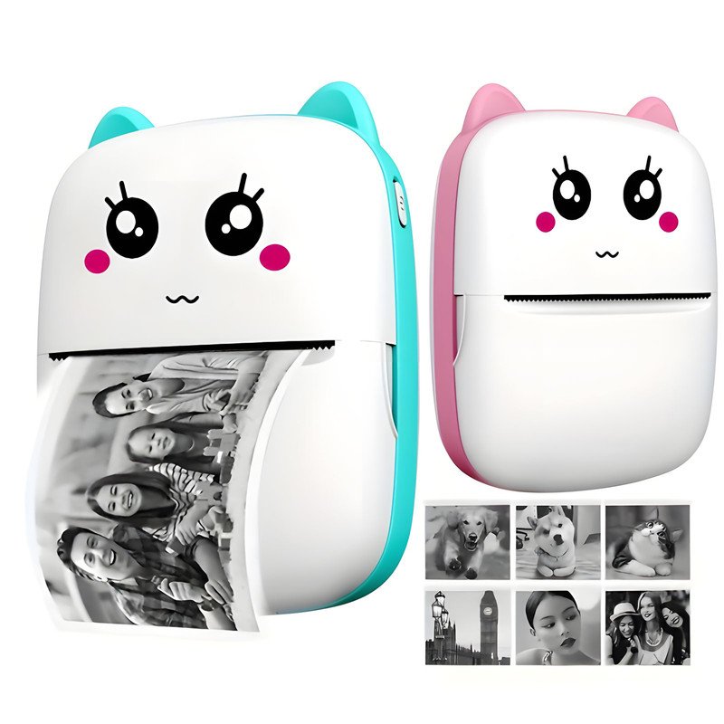 پرینتر حرارتی مدل MINI Printer pink