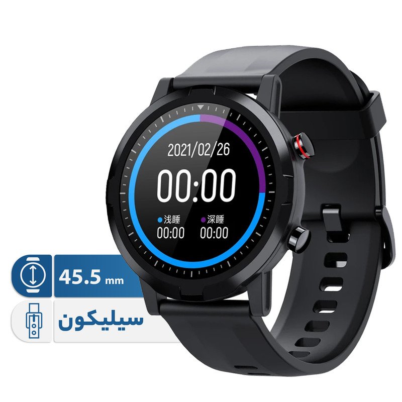 ساعت هوشمند 45.5 میلی متری هایلو مدل RT LS05S با بند سیلیکونی