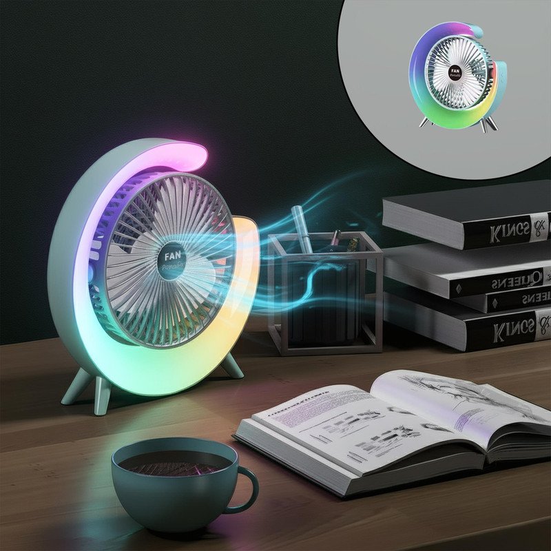 پنکه شارژی مدل Desktop Fan
