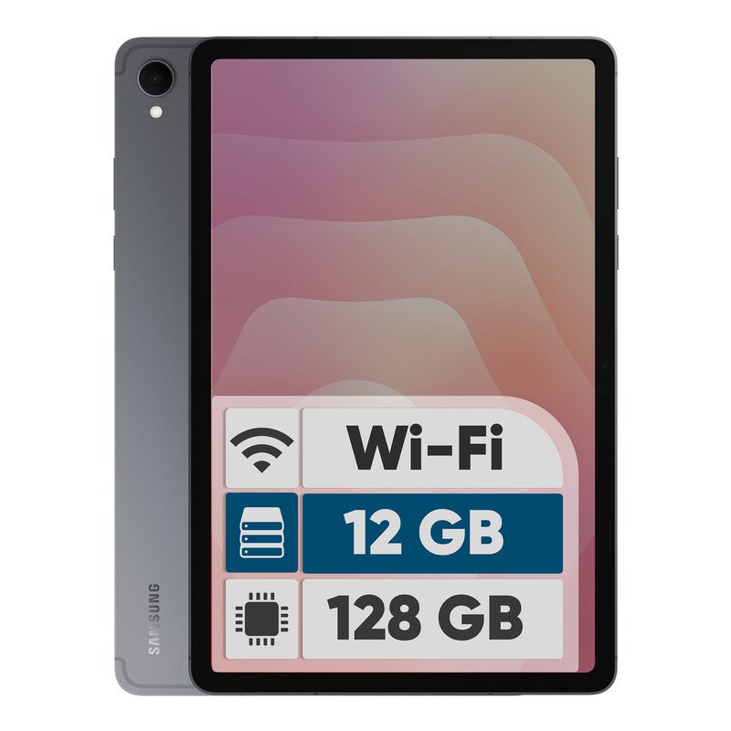 تبلت ۱۱ اینچ سامسونگ مدل Galaxy Tab S11 Wi-Fi ظرفیت 128 گیگابایت و رم 12 گیگابایت، رزولوشن دوربین ۱۳ مگاپیکسل، پشتیبانی از قلم و کیبورد