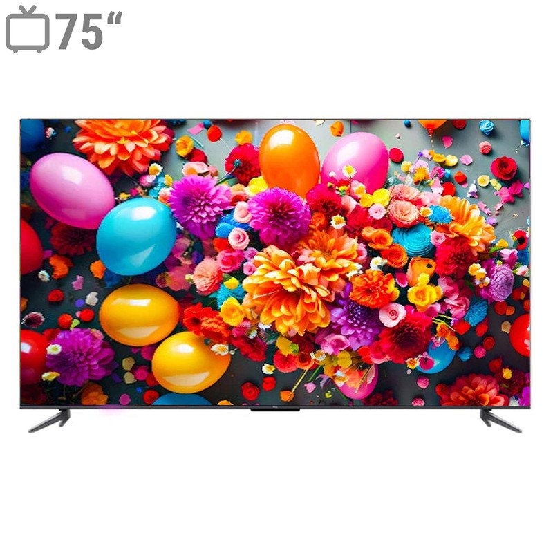 تلویزیون 75 اینچ کیو ال ای دی هوشمند تی سی ال مدل 75C645
