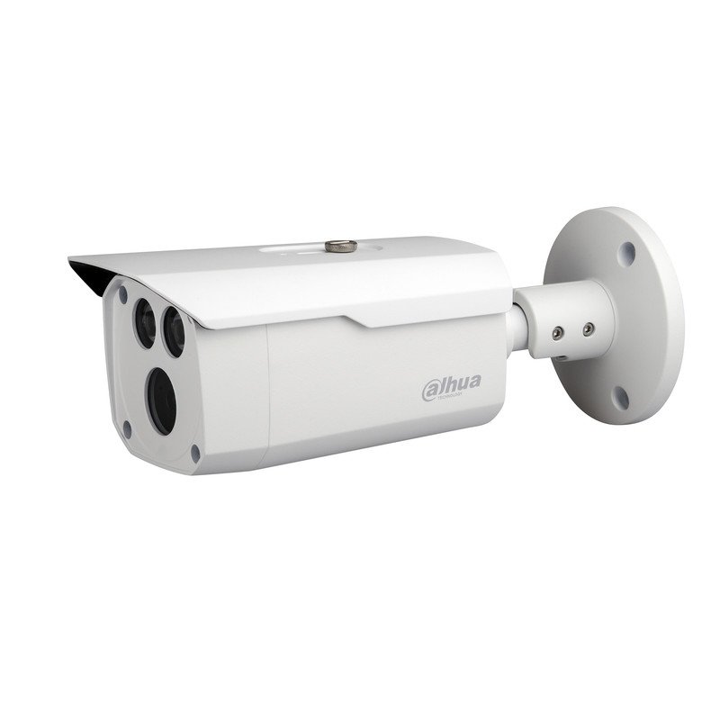 دوربین مداربسته بولت داهوا مدل DH-HAC-HFW1500DP با رزولوشن 5 مگاپیکسل، لنز ثابت، دید در شب تا 80 متر با Smart IR، اتصال باسیم BNC و استاندارد IP67 مقاوم در برابر گرد و غبار و رطوبت