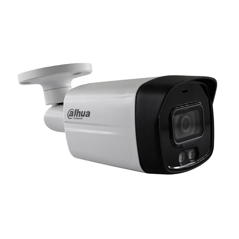 دوربین مداربسته آنالوگ بولت داهوا مدل DH-HAC-HFW1209TLMP-LED با اتصال باسیم BNC، دید در شب تا 40 متر و استاندارد مقاومتی IP67