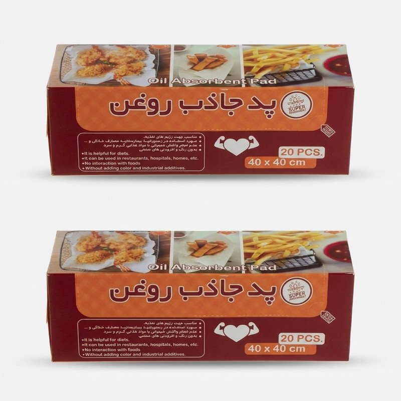 دستمال جذب روغن پرسان مدل ۰۴۰ بسته ۴۰ عددی
