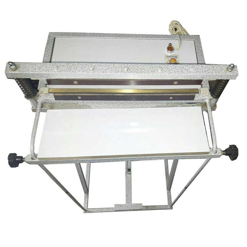 دستگاه پرس پلاستیک مدل پدالی دوخت پفکی 50cm