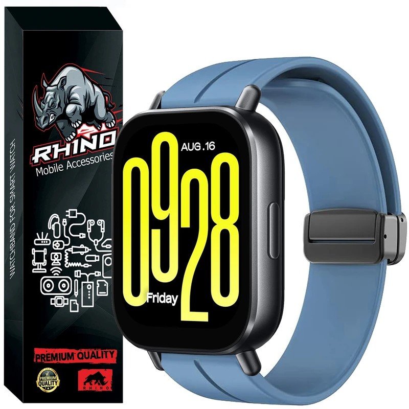 بند راینو مدل Magnetic مناسب برای ساعت هوشمند شیائومی Redmi Watch 5 Active / Redmi Watch 5 Lite 22MM 