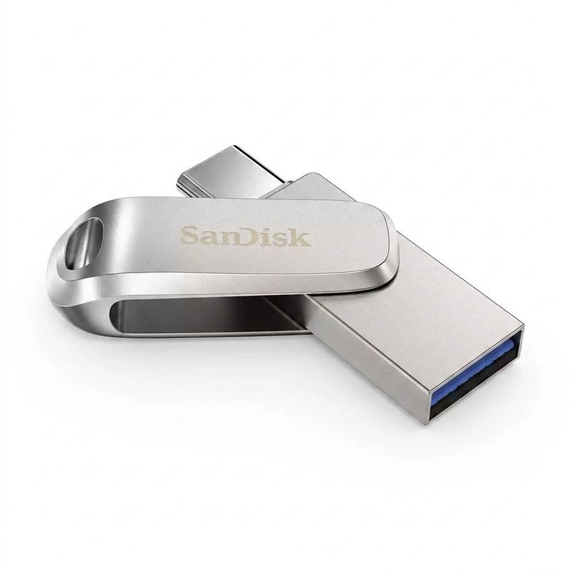 فلش مموری سن دیسک مدل Ultra Dual Drive Luxe ظرفیت 128 گیگابایت با رابط USB 3.2