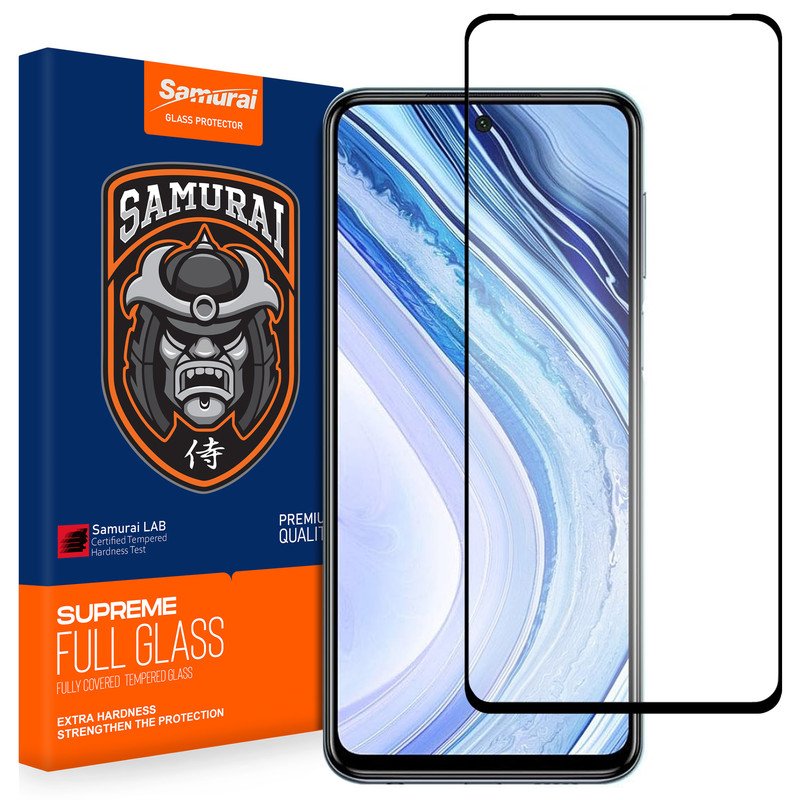 محافظ صفحه نمایش شیشه ای سامورایی مدل ovglass مناسب برای گوشی موبایل شیائومی Redmi Note 9s / Redmi Note 9 Pro