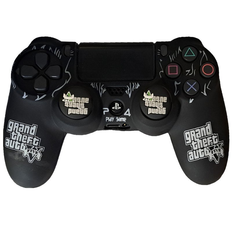 محافظ دسته پلی استیشن 4 مدل GTA PS4093 به همراه روکش آنالوگ