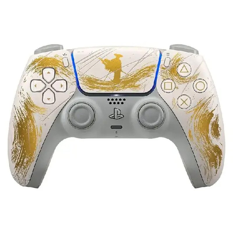 دسته بازی پلی استیشن 5 سونی مدل DualSense Ghost of Yotei Gold Limited Edition