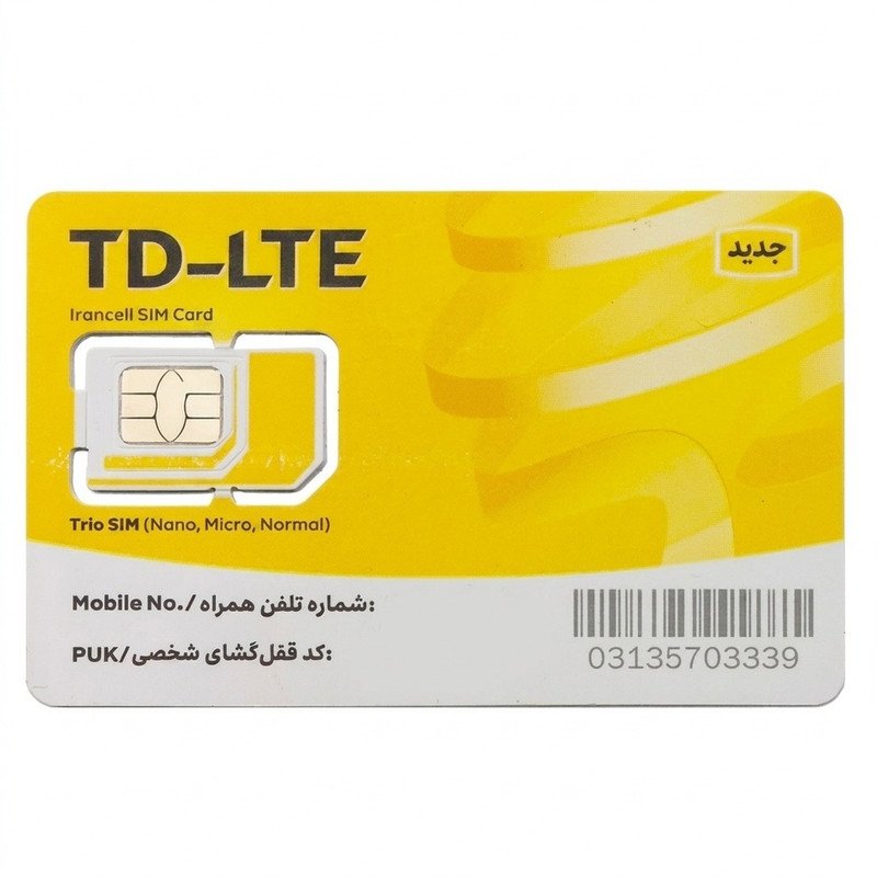 سرویس اینترنت 20 گیگ یکماهه ایرانسل به همراه سیم کارت TDLTE