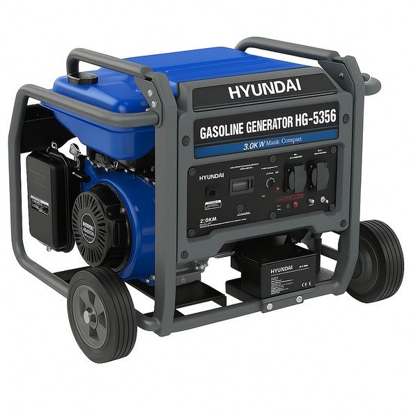 موتور برق بنزینی 3000 اسب بخار هیوندای مدل HG-5356