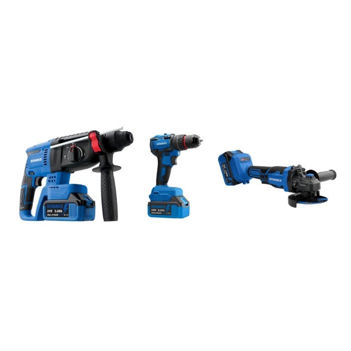 دریل پیچ گوشتی ویوارکس مدل VR2403-BCK مجموعه سه عددی