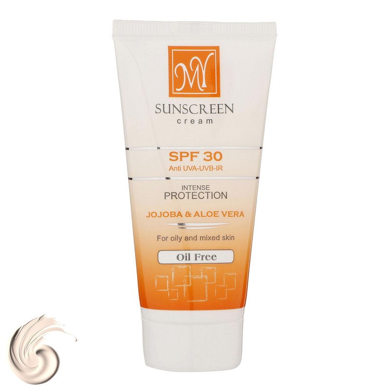 کرم ضدآفتاب بی‌رنگ مای SPF30 مدل Intense Protection، مناسب پوست‌های مختلط و چرب، حجم 50 میلی گرم