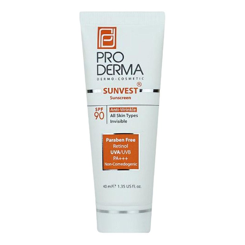 کرم ضدآفتاب و ضدچروک پرودرما مدل SPF90، حجم 40 میلی‌لیتر