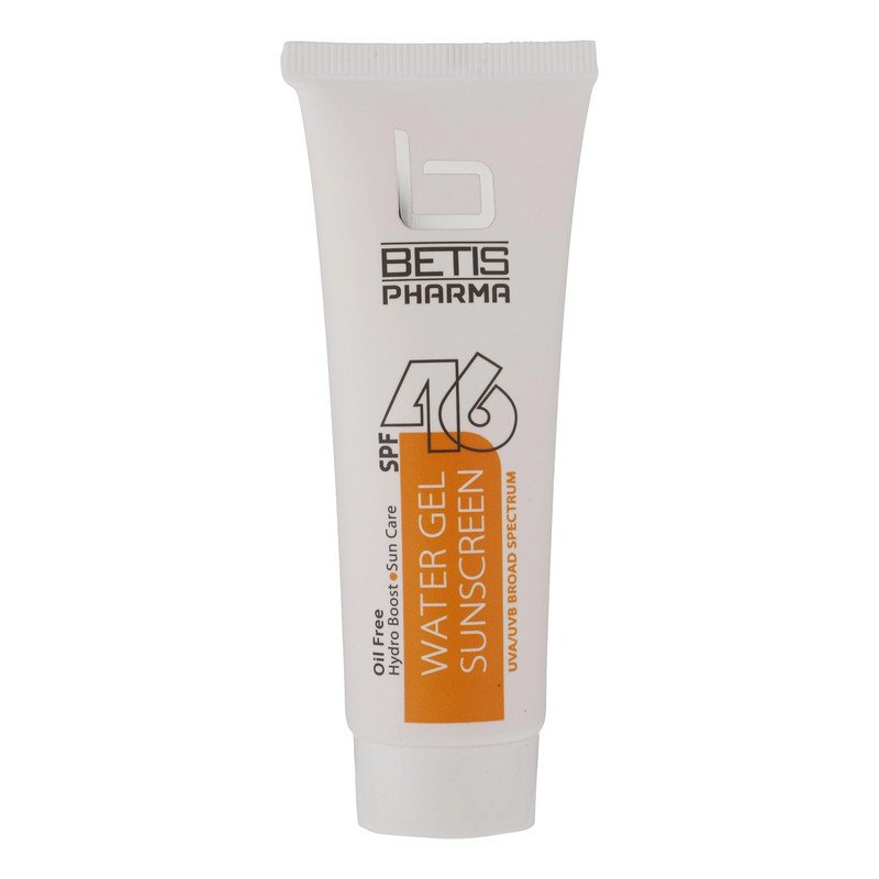 ژل کرم ضد آفتاب بی رنگ بتیس فارما spf46 مدل 46 مناسب پوست های چرب حجم 50 میلی لیتر