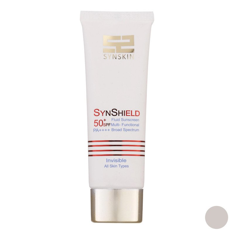 فلوئید ضدآفتاب بی‌رنگ ساین اسکین SPF50 سری Invisible مناسب انواع پوست، حجم 50 میلی‌لیتر
