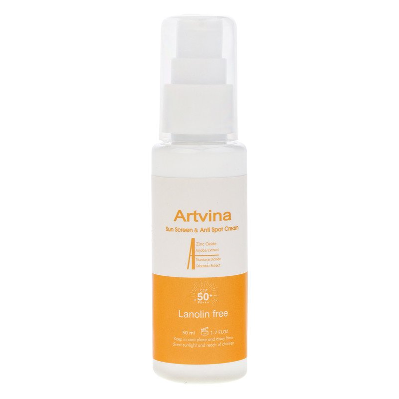کرم ضد آفتاب رنگی آرت وینا SPF 50 مدل Highly Effective ‌محافظ UVA ،UVB و PA+++، ضد حساسیت، ضد چروک و ضد پیری، مناسب انواع پوست‌ حجم 50 میلی‌لیتر