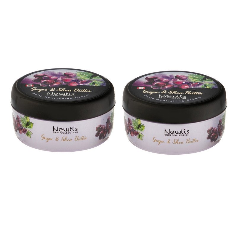 کرم مرطوب کننده نیوتیس مدل grape حجم 200 میلی لیتر مجموعه 2 عددی