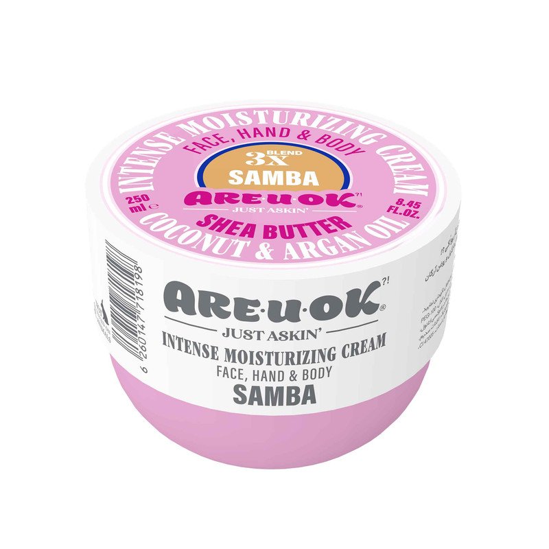 کرم مرطوب‌کننده آر یو اوکی مدل samba حجم 250 میلی‌لیتر
